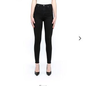 HARRIET SKINNY JEANS IN BLACK by OUTLAND DENIM size 24 NWT